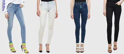 Authentic Liquidation Women's Diesel Jeans - DNC Wholesale